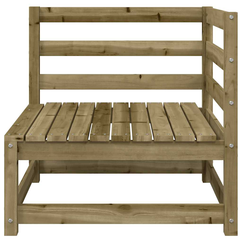 2-personers havesofa imprægneret fyrretræ - number 8.