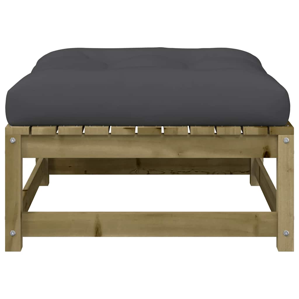 Kauč s jastucima i tabureima za noge bez naslona za ruke - number 9.