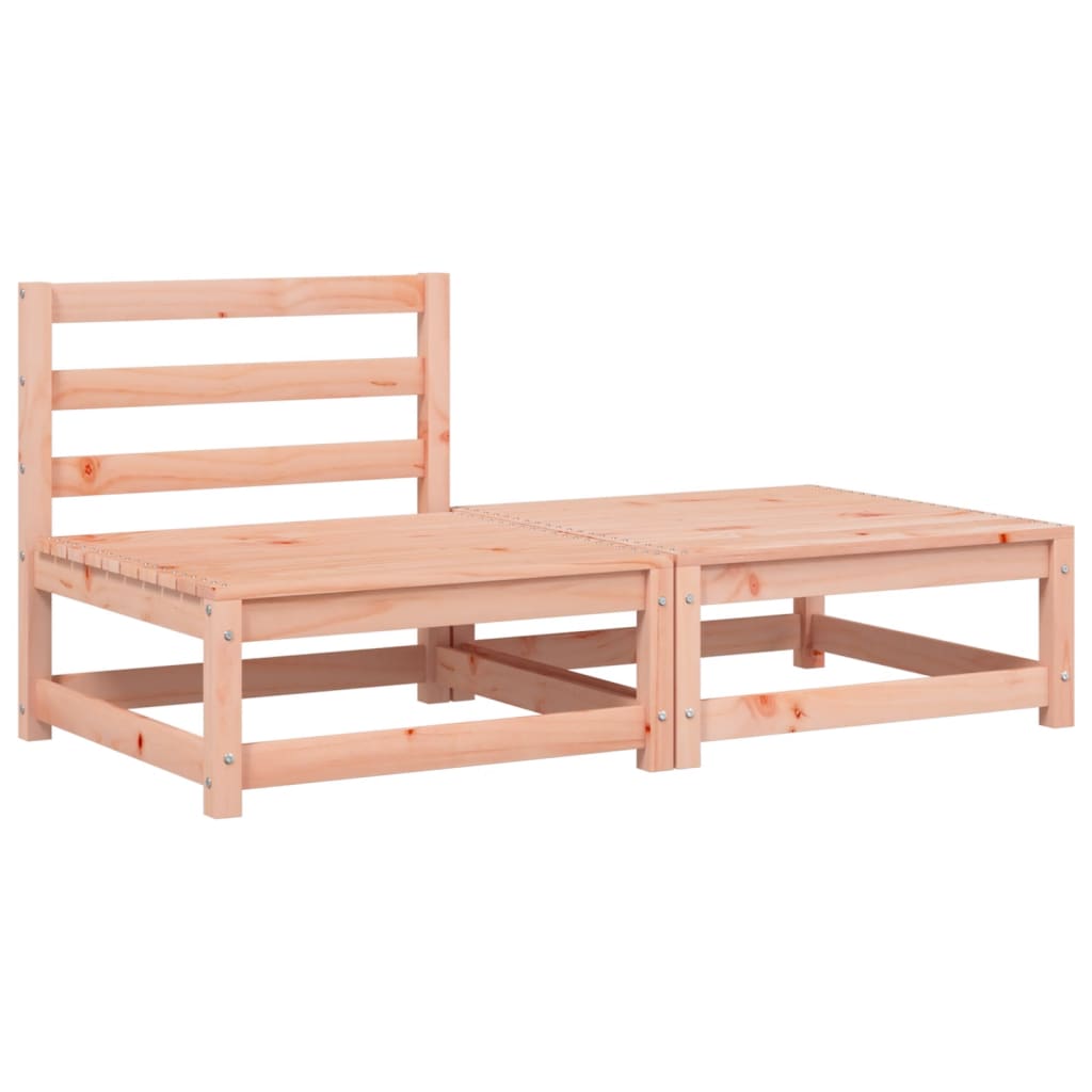 Sofa med hynder og fodskammel uden armlæn - douglasgran naturlig, 1, armless sofa - number 4.