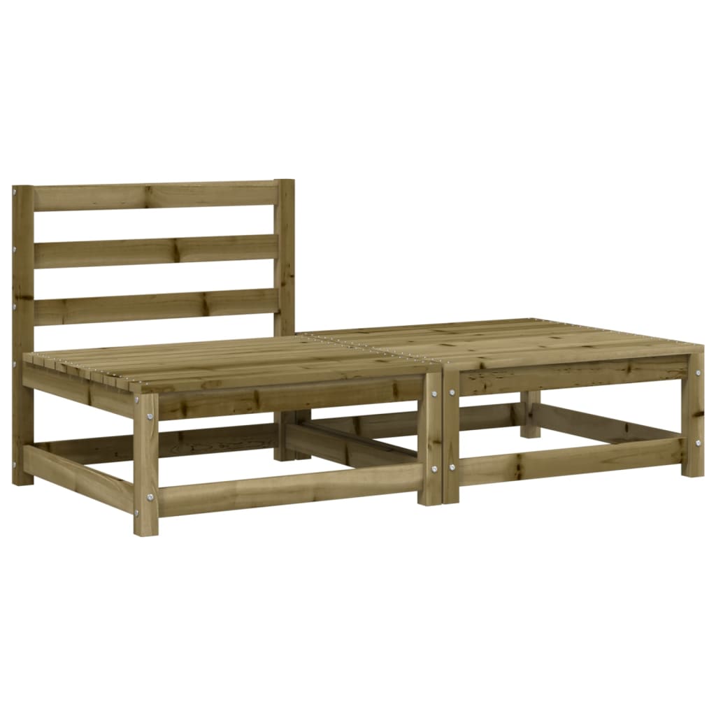 Sofa med puter og fotskammel uten armlener - number 4.