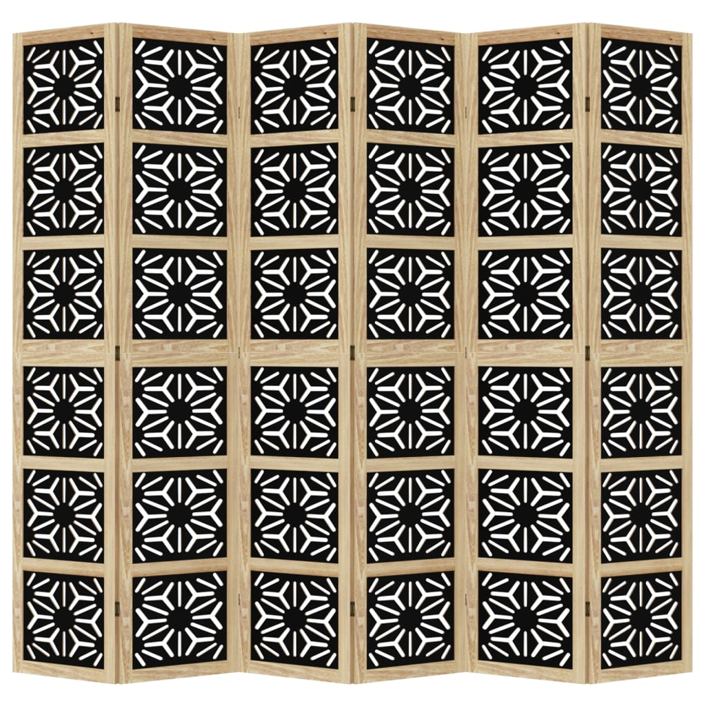 Panele podziału pokoju stałe drzewo cesarza brązowe i czarne - 40 x 200 cm, 6 - number 4.