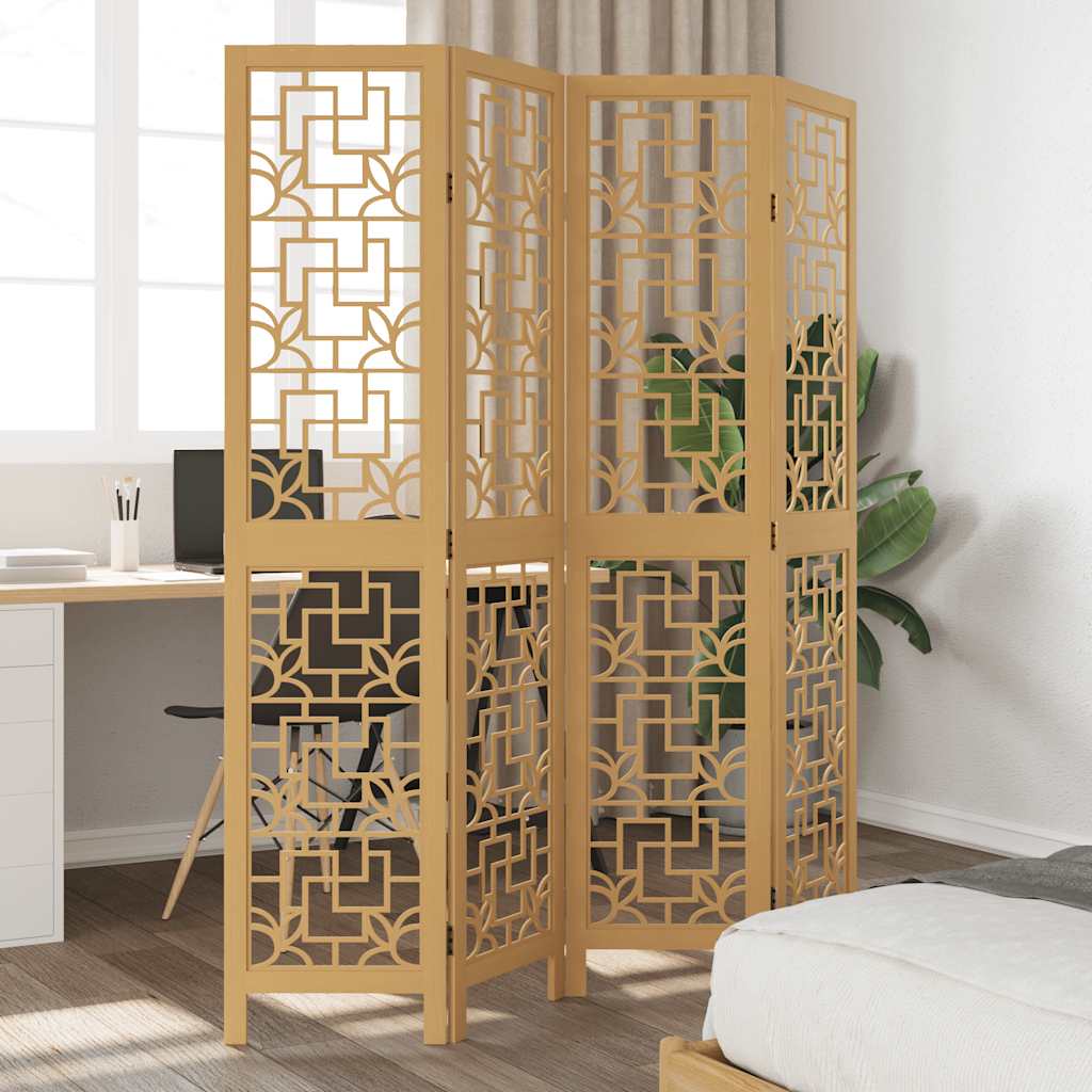 Panele dzielące pokój lite drewno cesarskie brązowe - 40 x 180 cm, 4 - number 1.