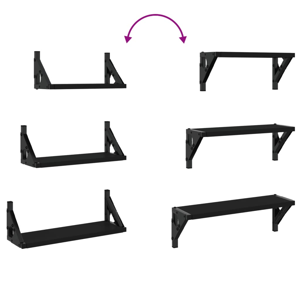 Vegghyller 3 stk. konstruert tre - number 7.