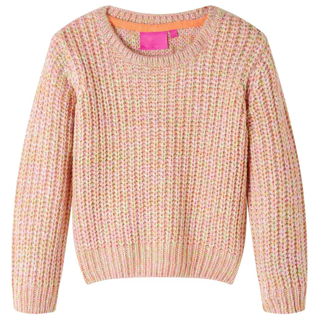 Pull pour enfant taille 92 tricoté rose - 92 (1 5-2 ans) - number 1.