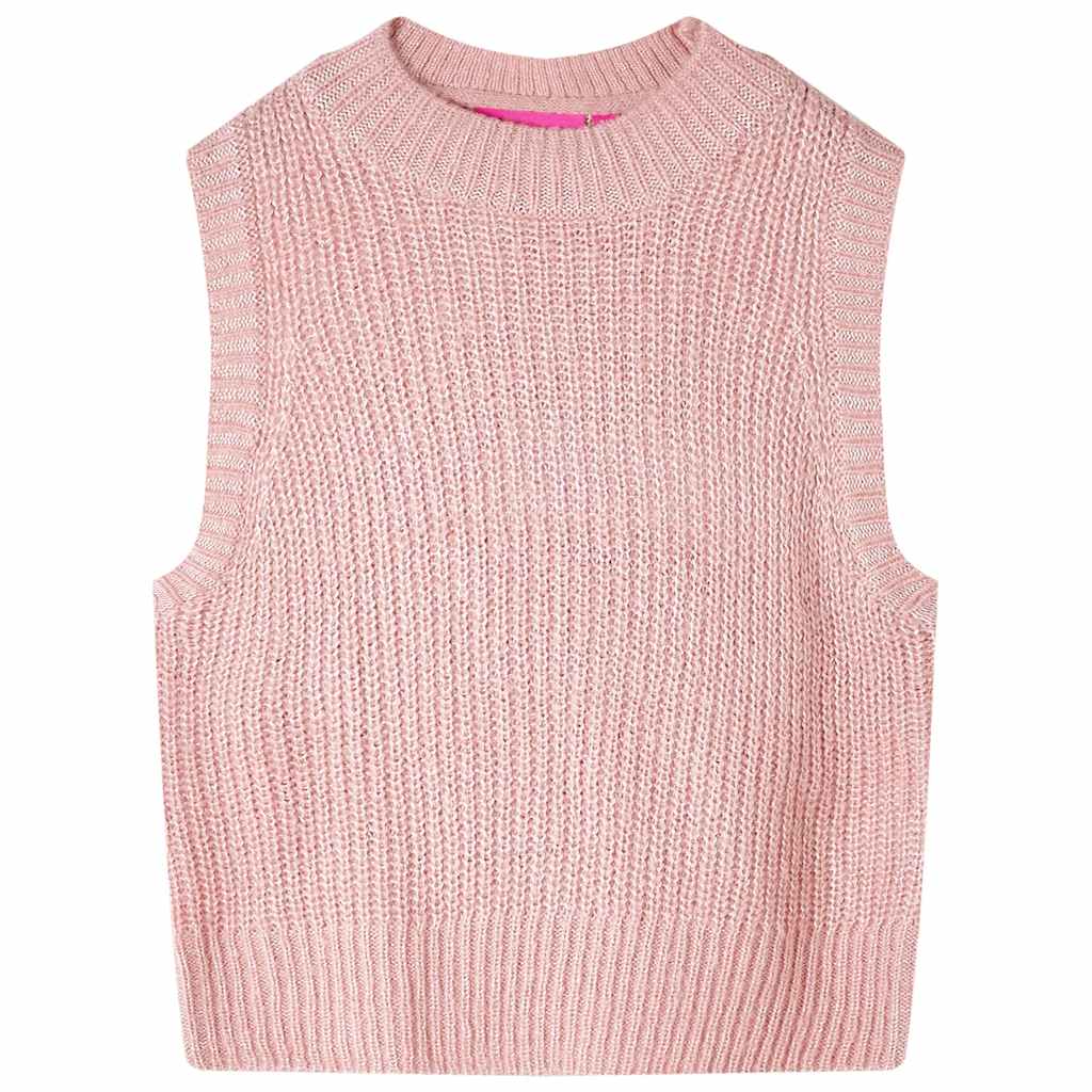 Gilet tricoté pour enfant taille 92 tricoté rose - 140 (9-10 ans) - number 1.