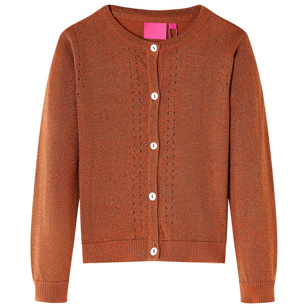 Cardigan tricoté pour enfant taille 92 - rose, 92 (1 5-2 ans) - number 1.