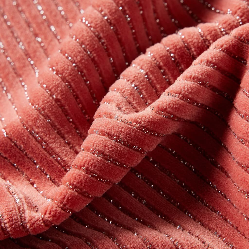 Robe à manches longues pour enfant taille 92 velours rose - 92 (1 5-2 ans) - number 7.