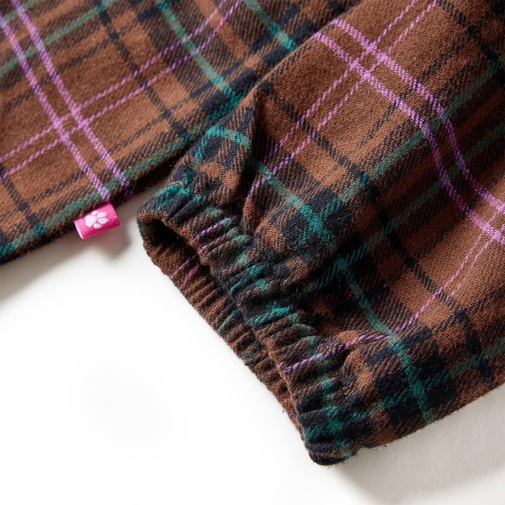 Robe à manches longues pour enfant taille 92 couleur cognac - 92 (1 5-2 ans) - number 5.