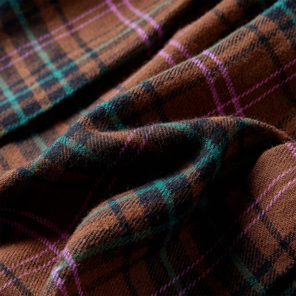 Robe à manches longues pour enfant taille 92 couleur cognac - 92 (1 5-2 ans) - number 7.