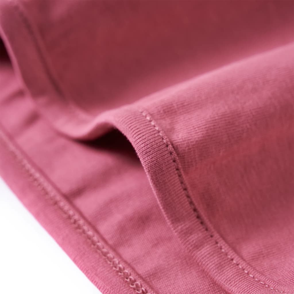 T-shirt manches longues pour enfant taille 92 cm rose - 92 (1 5-2 ans) - number 6.