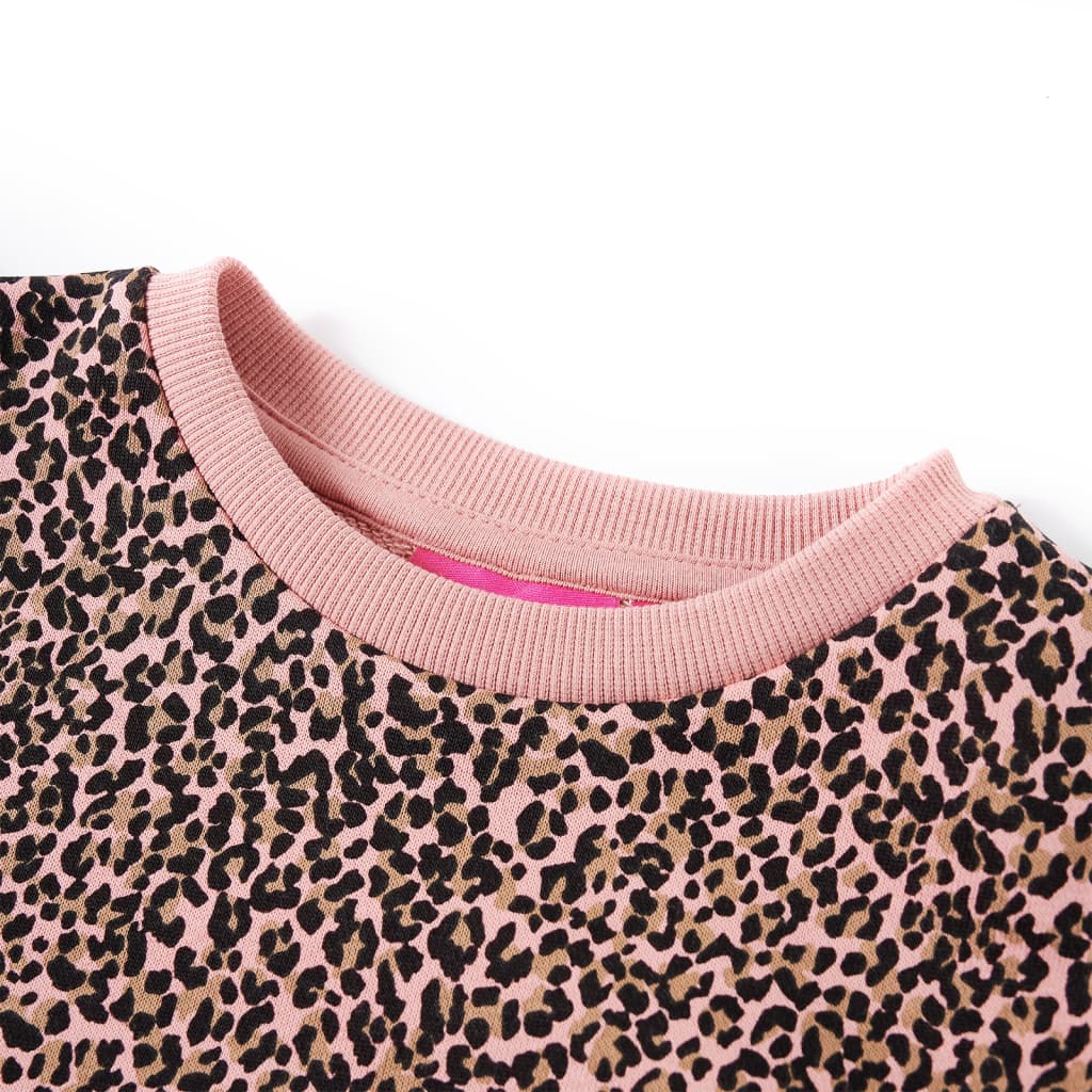 Robe sweat pour enfant taille 92 rose - 92 (1 5-2 ans) - number 3.