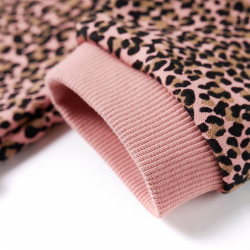 Robe sweat pour enfant taille 92 rose - 92 (1 5-2 ans) - number 5.