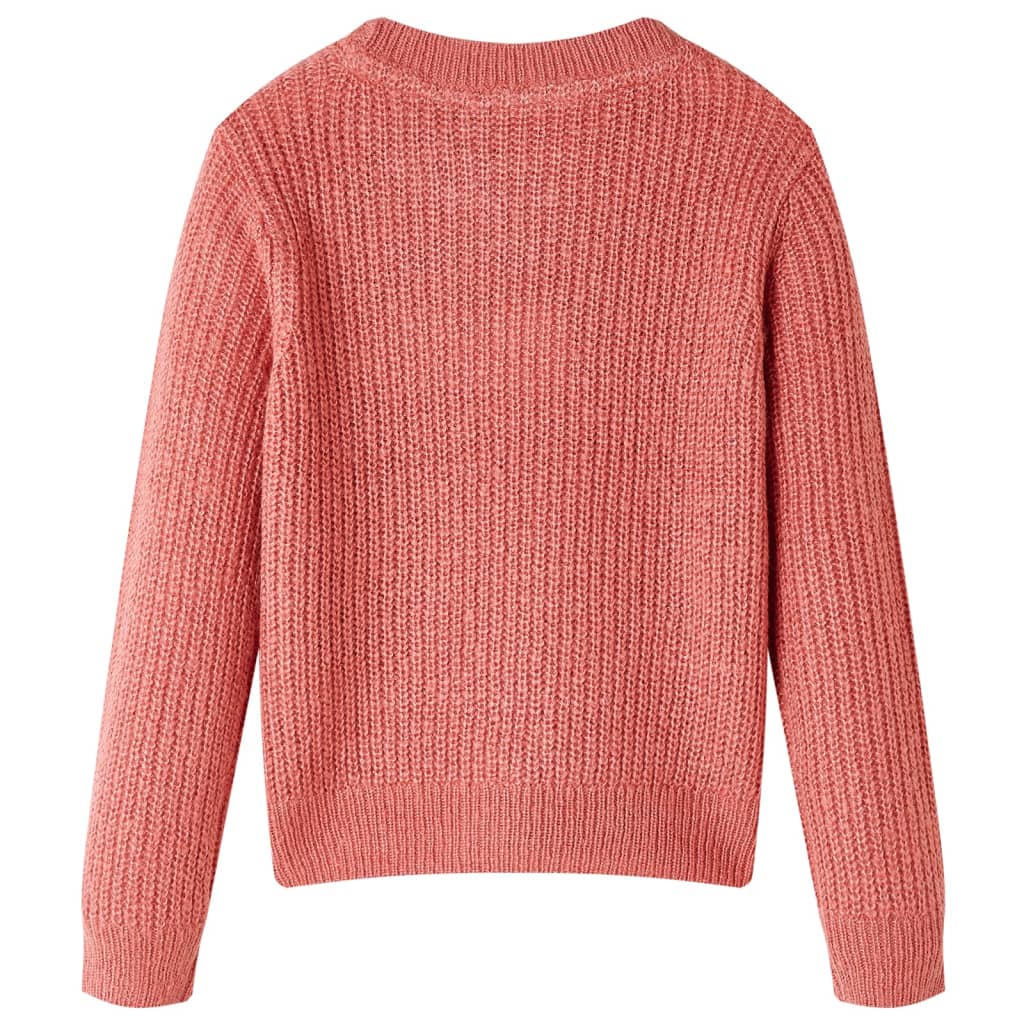 Pull pour enfant taille 92 tricoté rose - 92 (1 5-2 ans) - number 2.