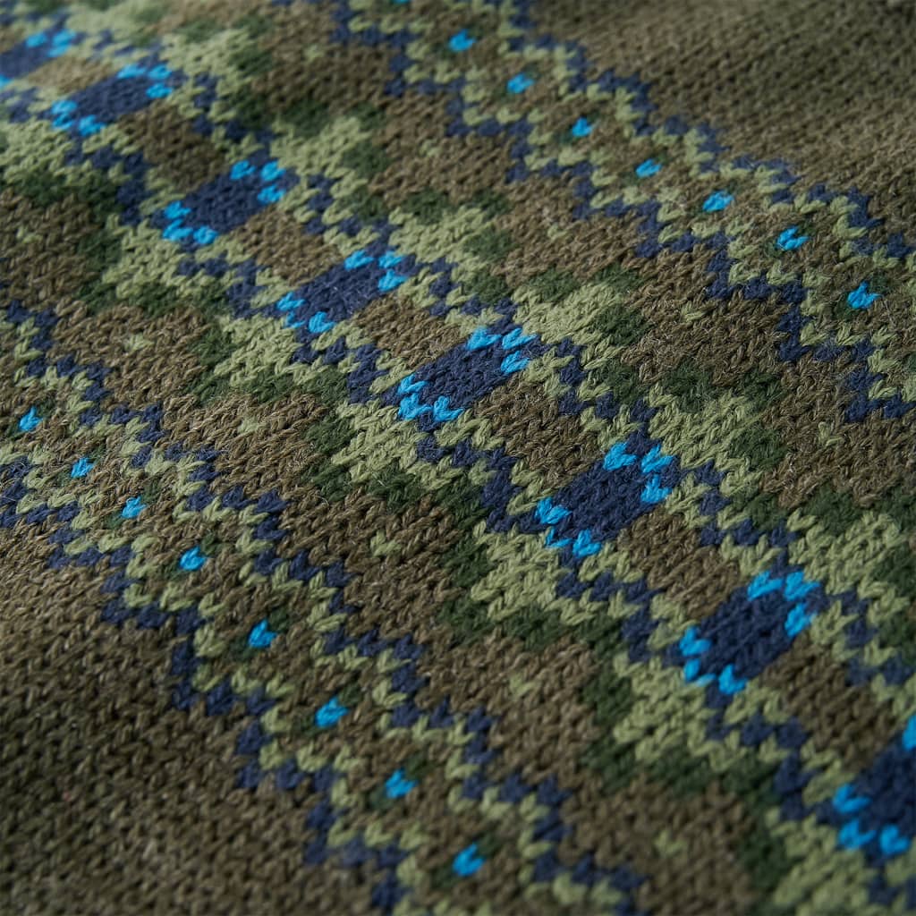 Pull pour enfant taille 92 tricoté - couleur cognac, 104 (3-4 ans) - number 4.