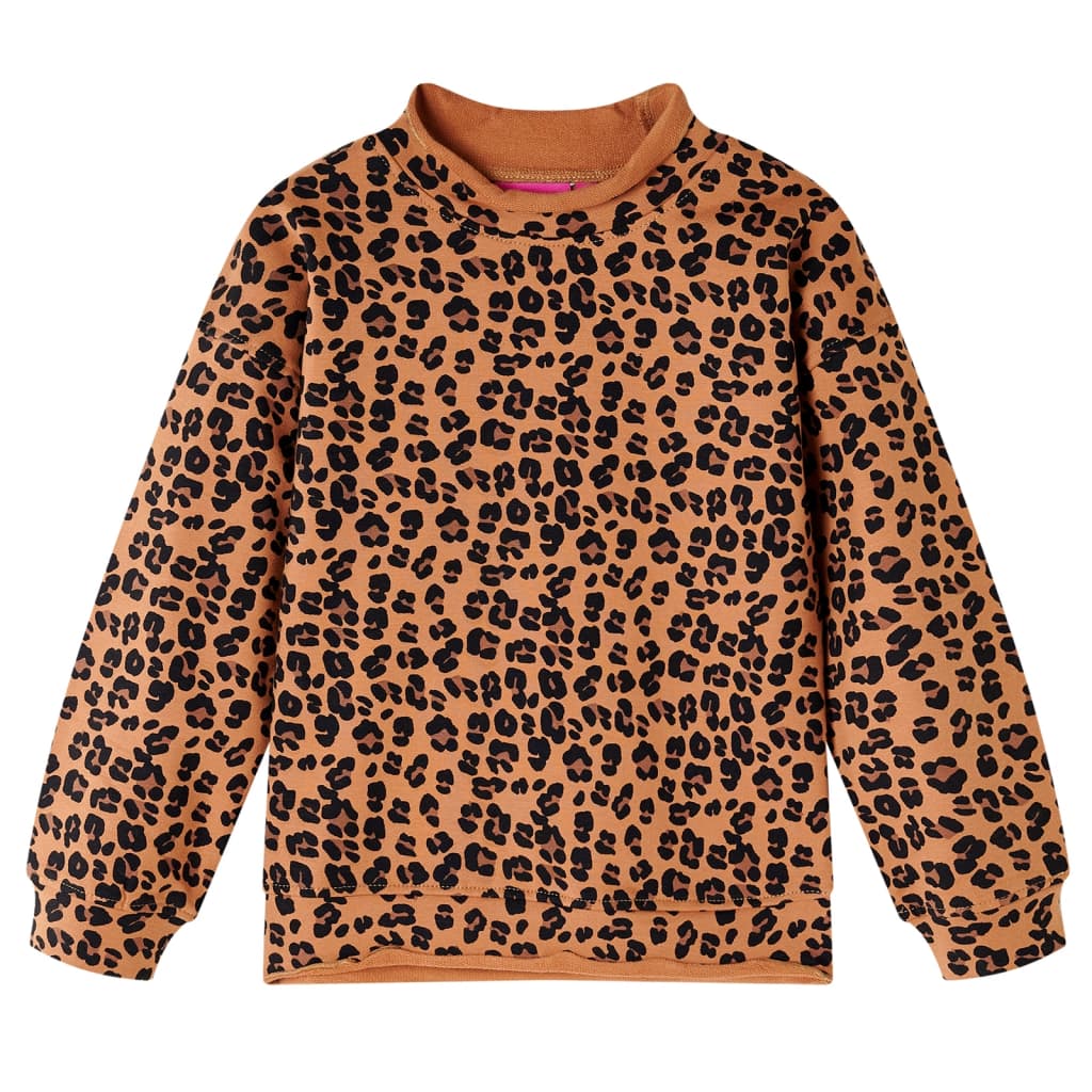 Sweat pour enfant taille 92 couleur cognac - 92 (1 5-2 ans) - number 1.