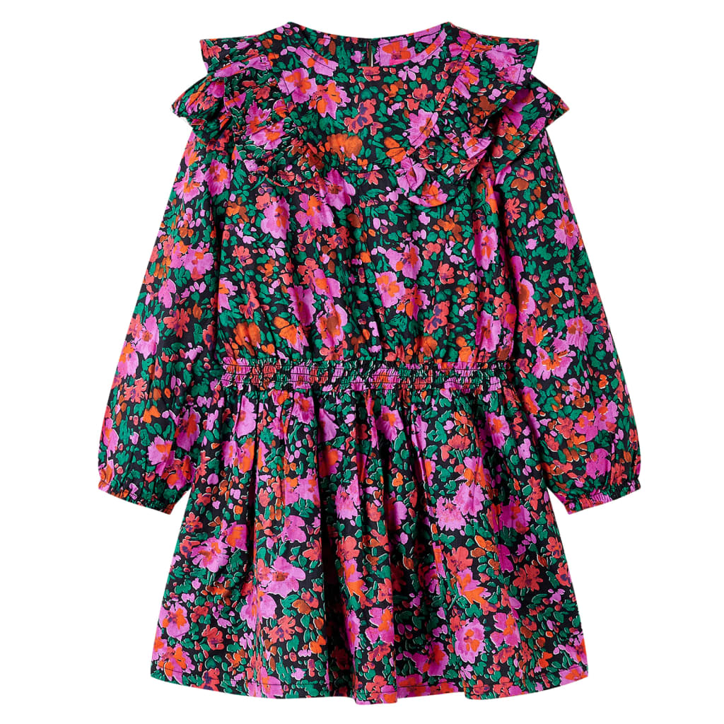 Robe à manches longues pour enfant taille 92 rose - 92 (1 5-2 ans) - number 1.