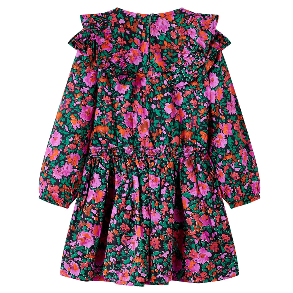 Robe à manches longues pour enfant taille 92 rose - 92 (1 5-2 ans) - number 2.