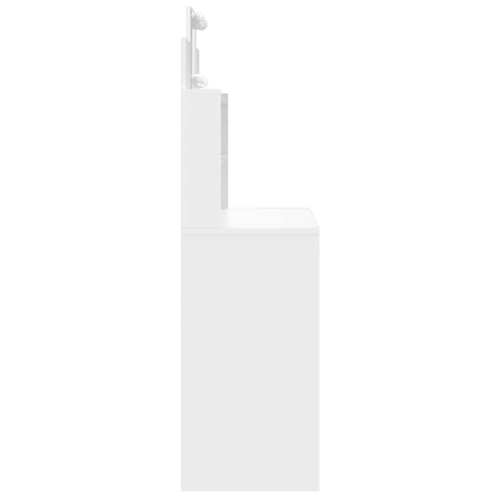 Stol za šminku s led svjetlom 96x40x142 cm - bijela, 1 - number 4.