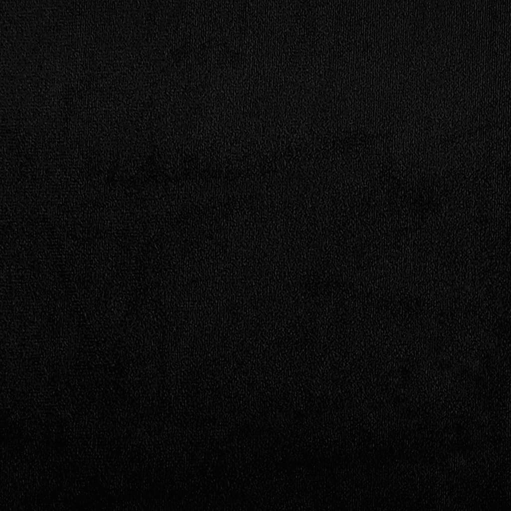 2-seters sofa med puter mikrofiberstoff - sort, 120 cm - number 7.