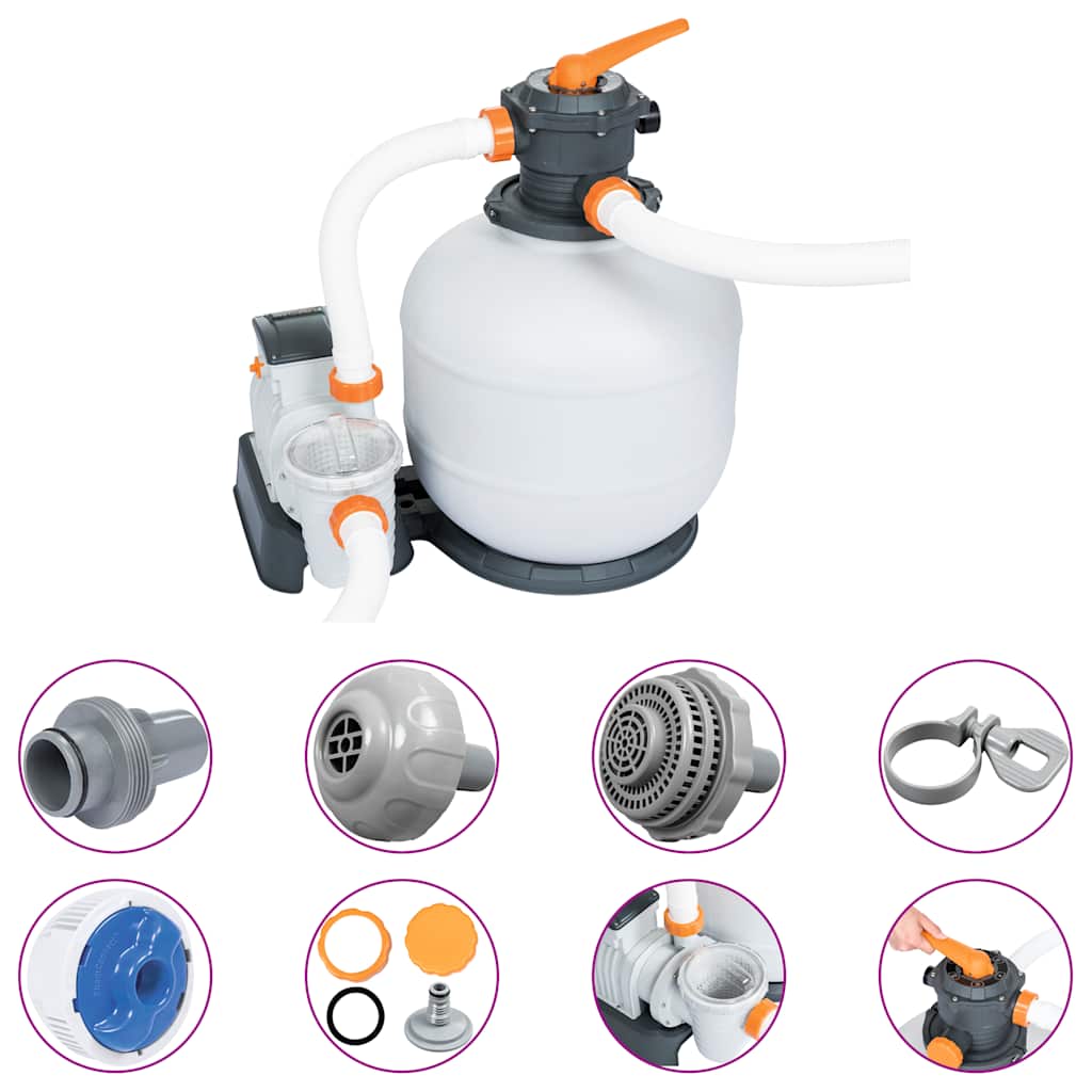 Bestway sandfilterpumpe flowclear 8327 l/t. - number 2.