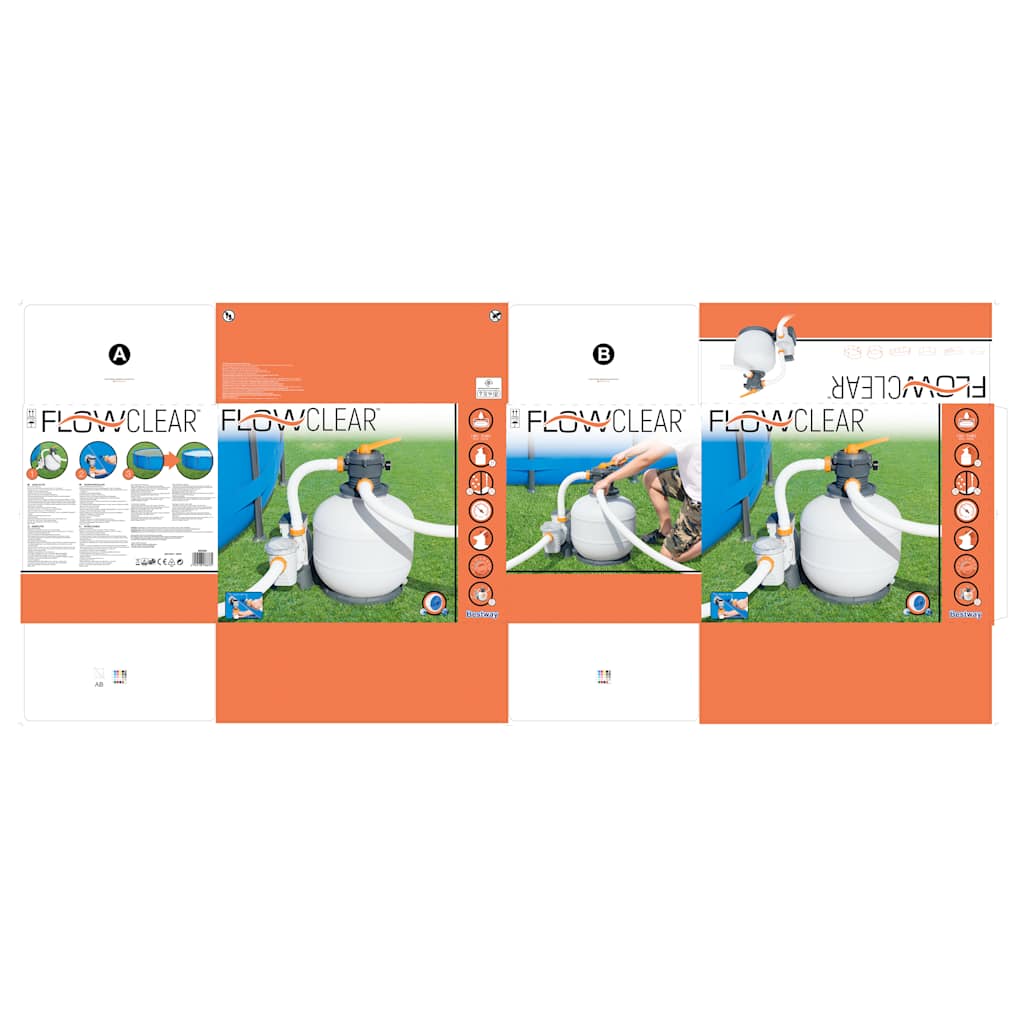 Bestway sandfilterpumpe flowclear 8327 l/t. - number 8.