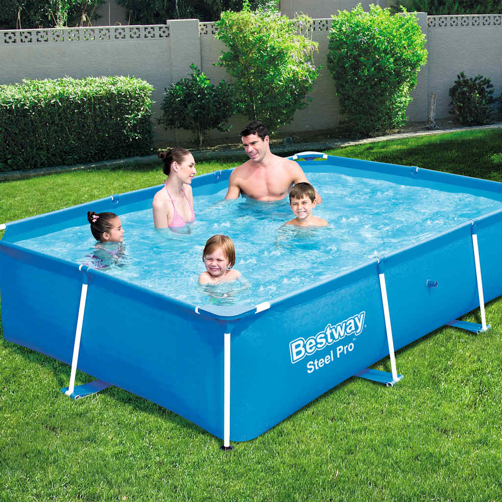 Bestway steel pro swimmingpool med stålstel 259x170x61 cm 56403 - number 1.