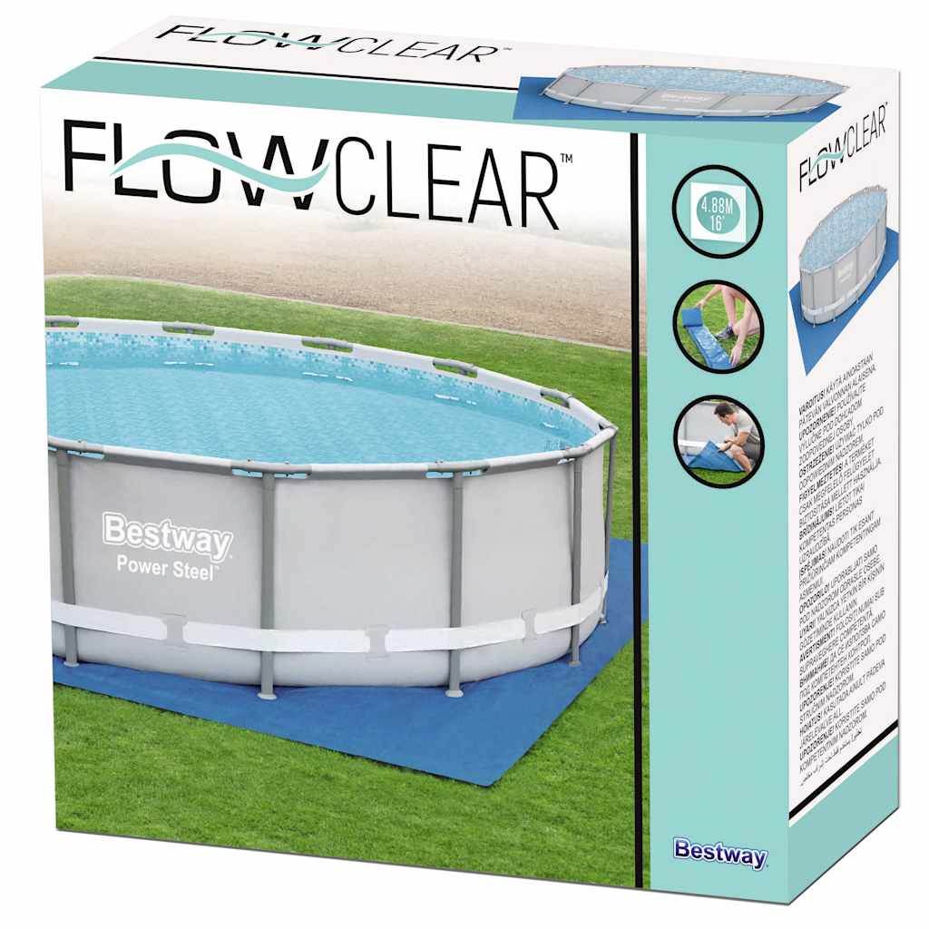 Sous-couche de piscine bestway flowclear 488x488 cm - number 9.