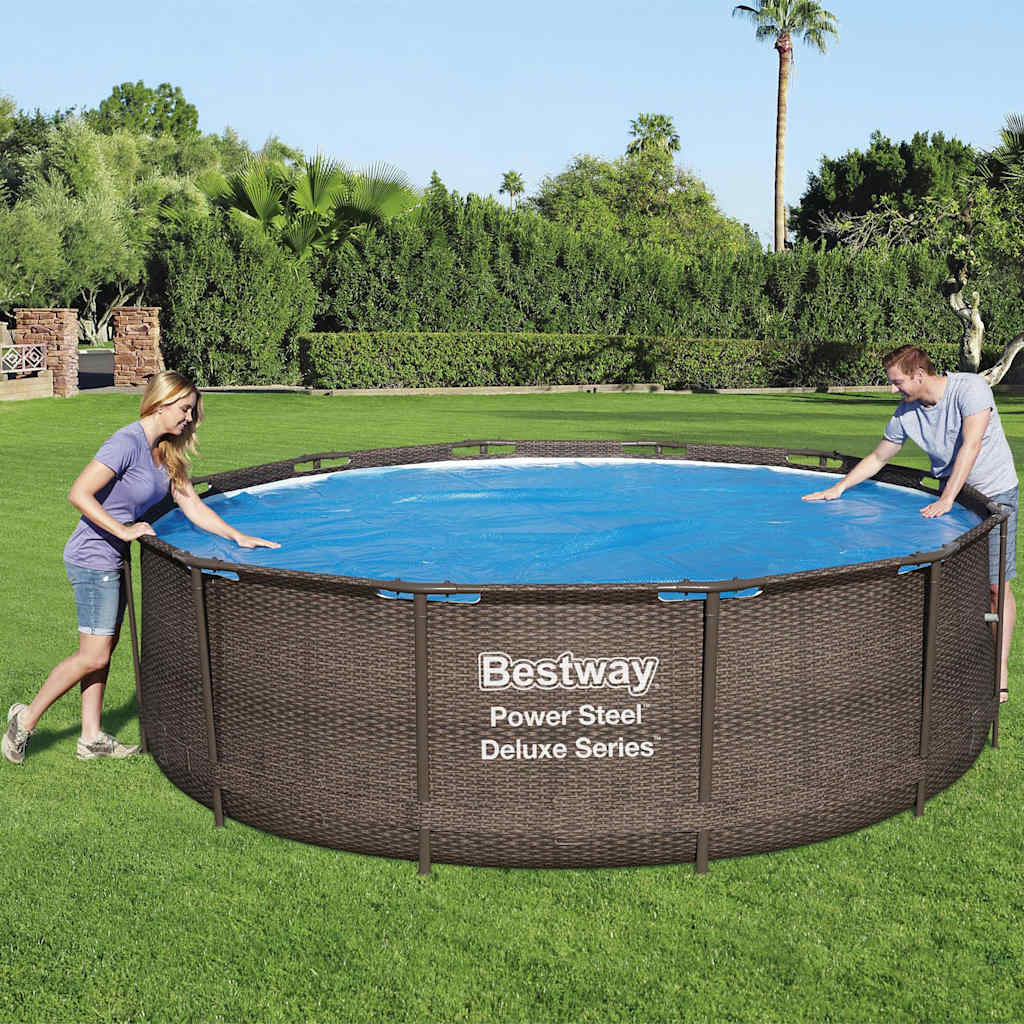 Bestway sun - coulage de la piscine chauffée flowclear - 356 cm, 58242 - number 3.