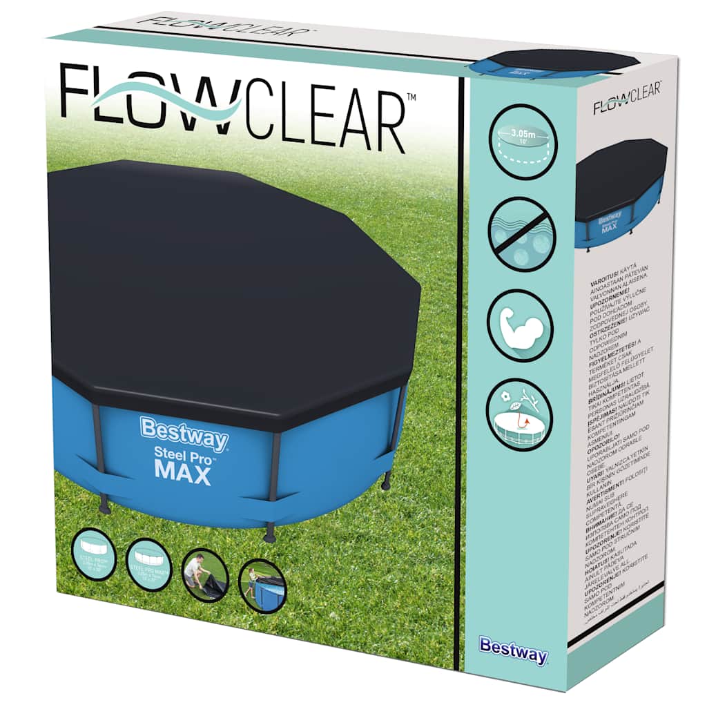 Couverture de piscine bestway flowclear 305 cm - number 4.