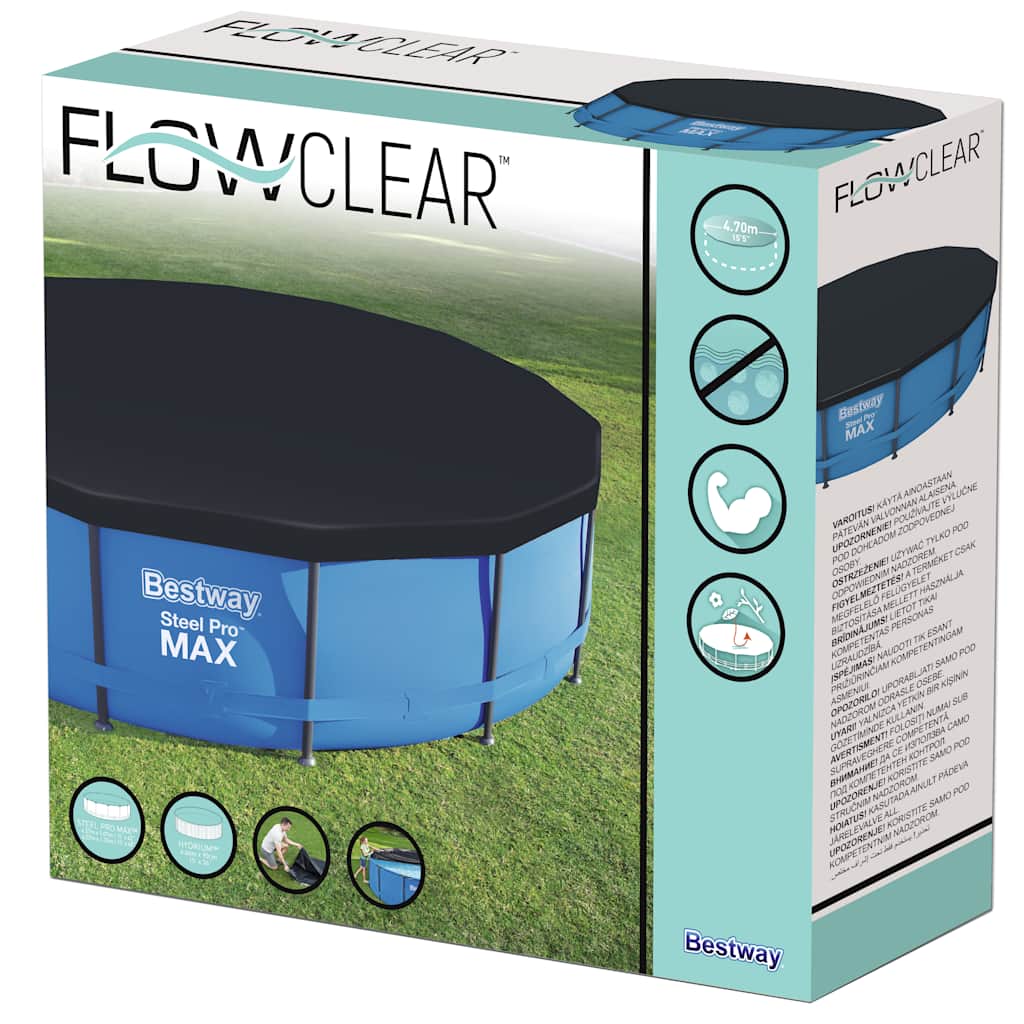 Couverture de piscine bestway flowclear 457 cm - number 8.