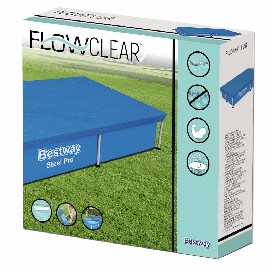 Bestway poolovertræk flowclear 221x150 cm - number 3.