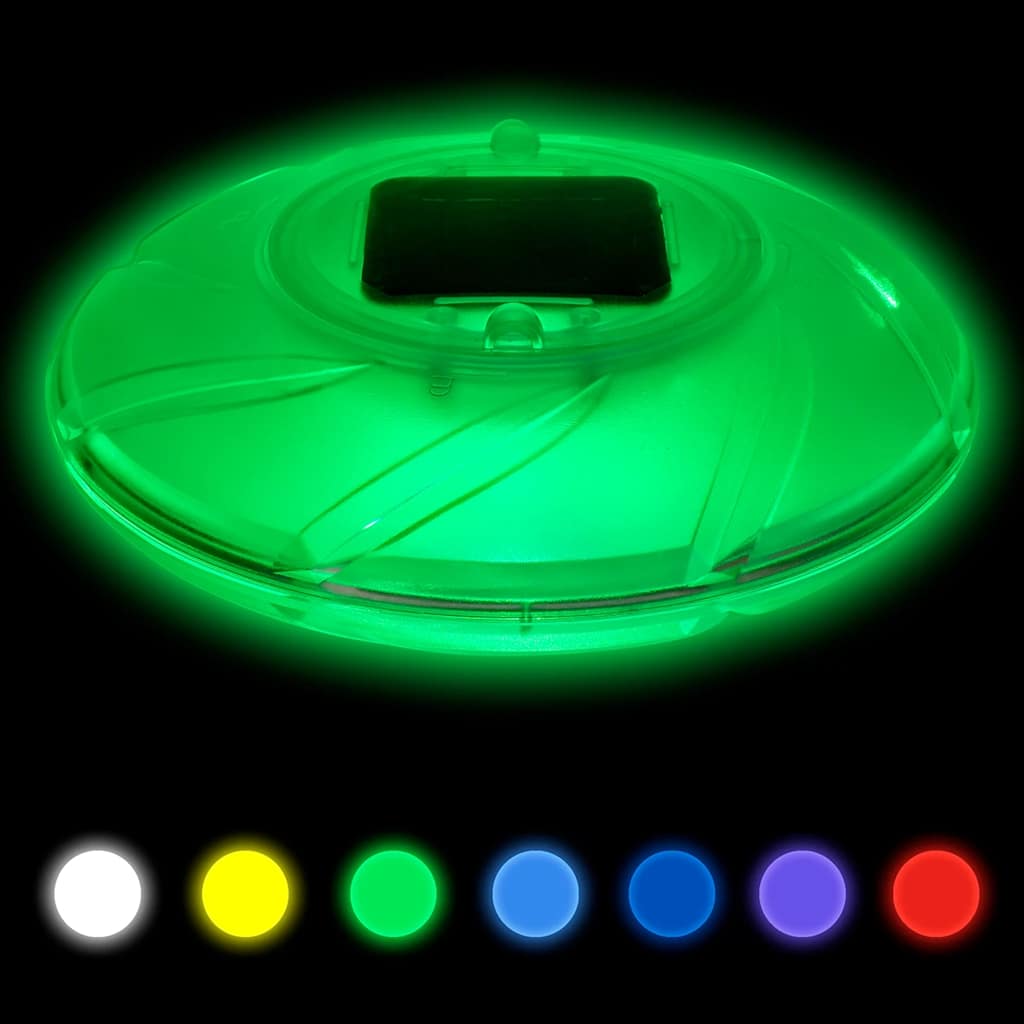 Bestway flydende solcellelampe 58111 - ø 18 x 6 5 cm (diameter x h) - number 1.