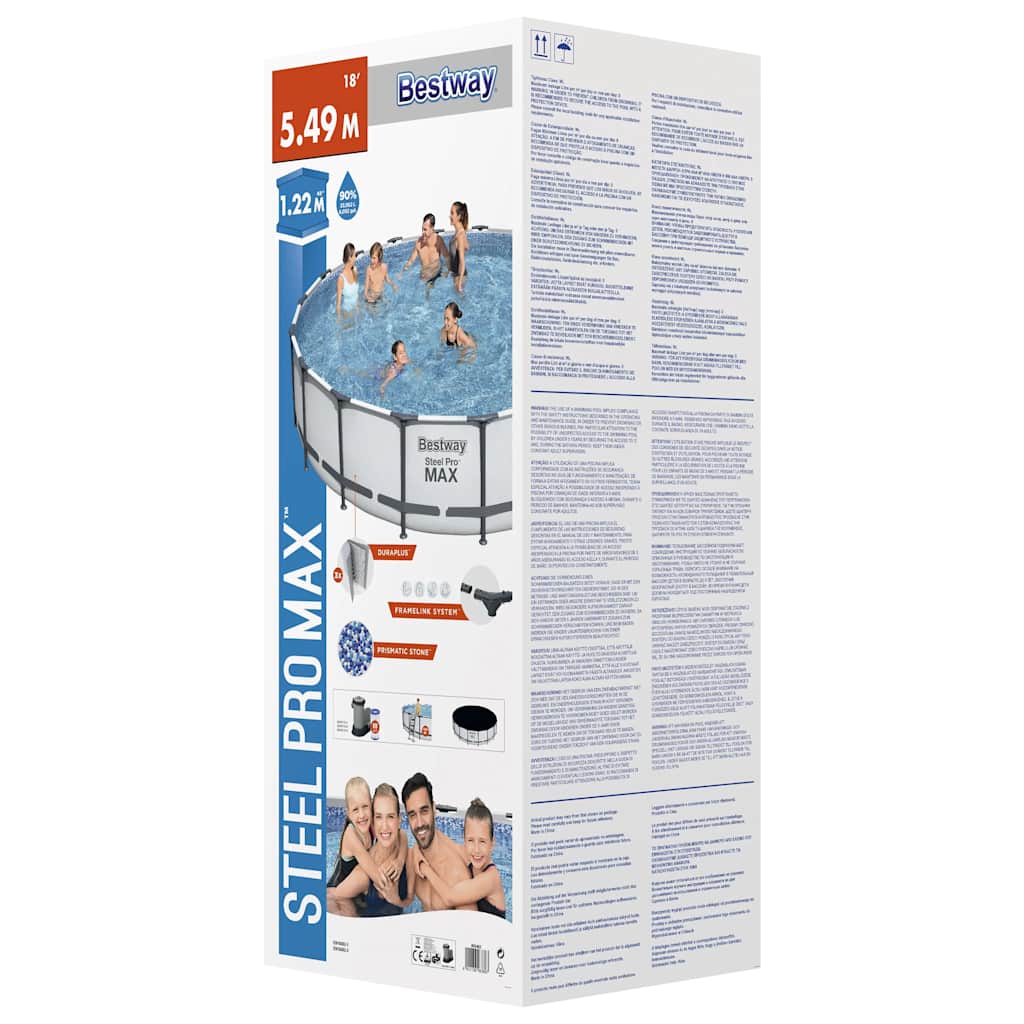 Bestway steel pro max swimmingpoolsæt 549x122 cm - number 9.