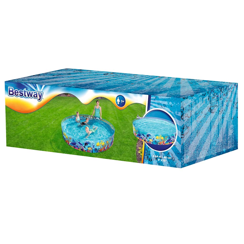 Bestway fill 'n fun odyssey badebassin 244x46 cm - number 4.