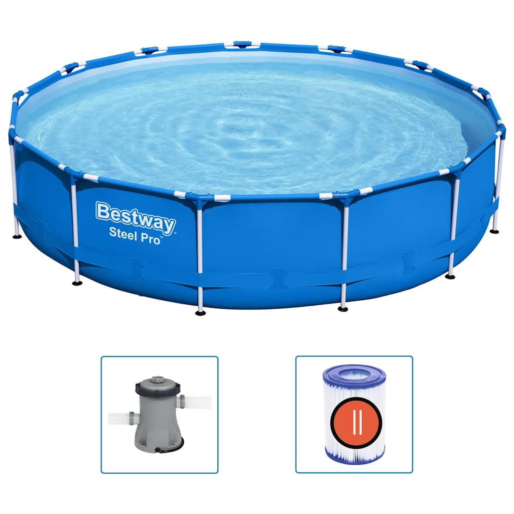 Bestway steel pro frame pool 396x84 cm - number 2.
