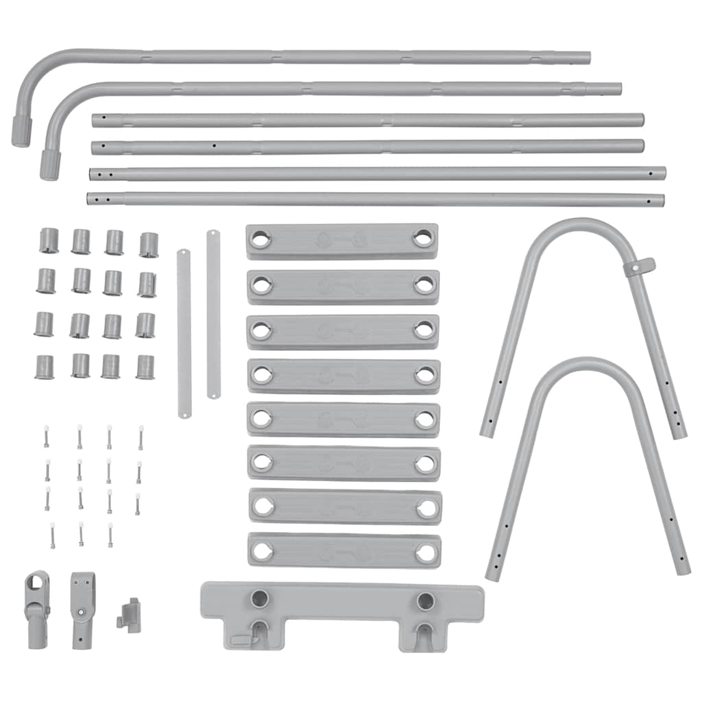 Échelle de piscine bestway flowclear avec 4 marches 122 cm - métal plastique - number 9.