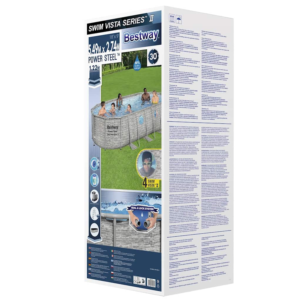Bestway power steel swim vista series swimmingpoolsæt 549x274x122 cm - number 11.