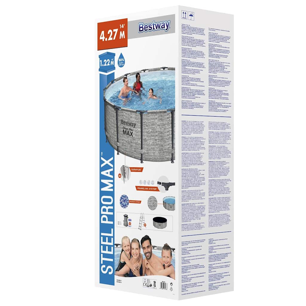 Bestway power steel swimmingpool 427x122 cm - number 12.