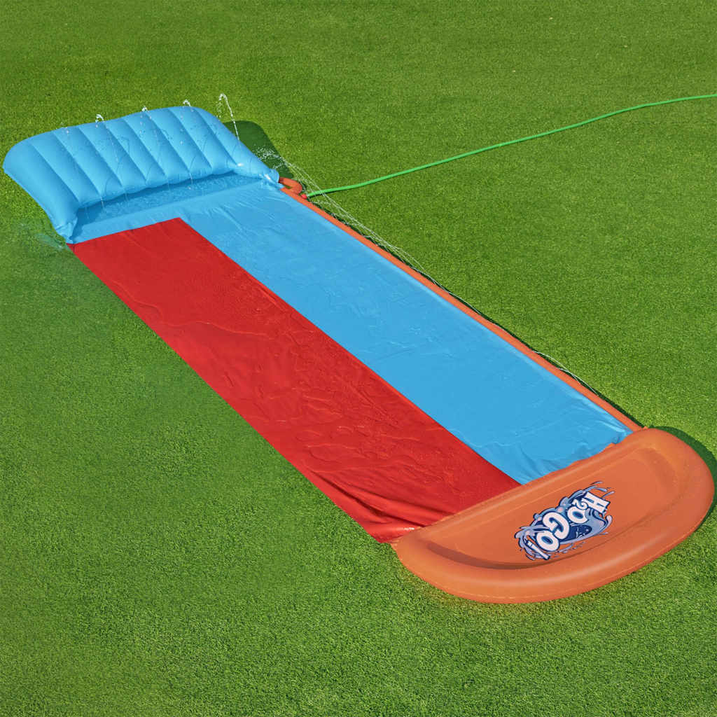 Bestway h2ogo water slide tsunami splash ramp double glide cours - ooo 1 - number 1.