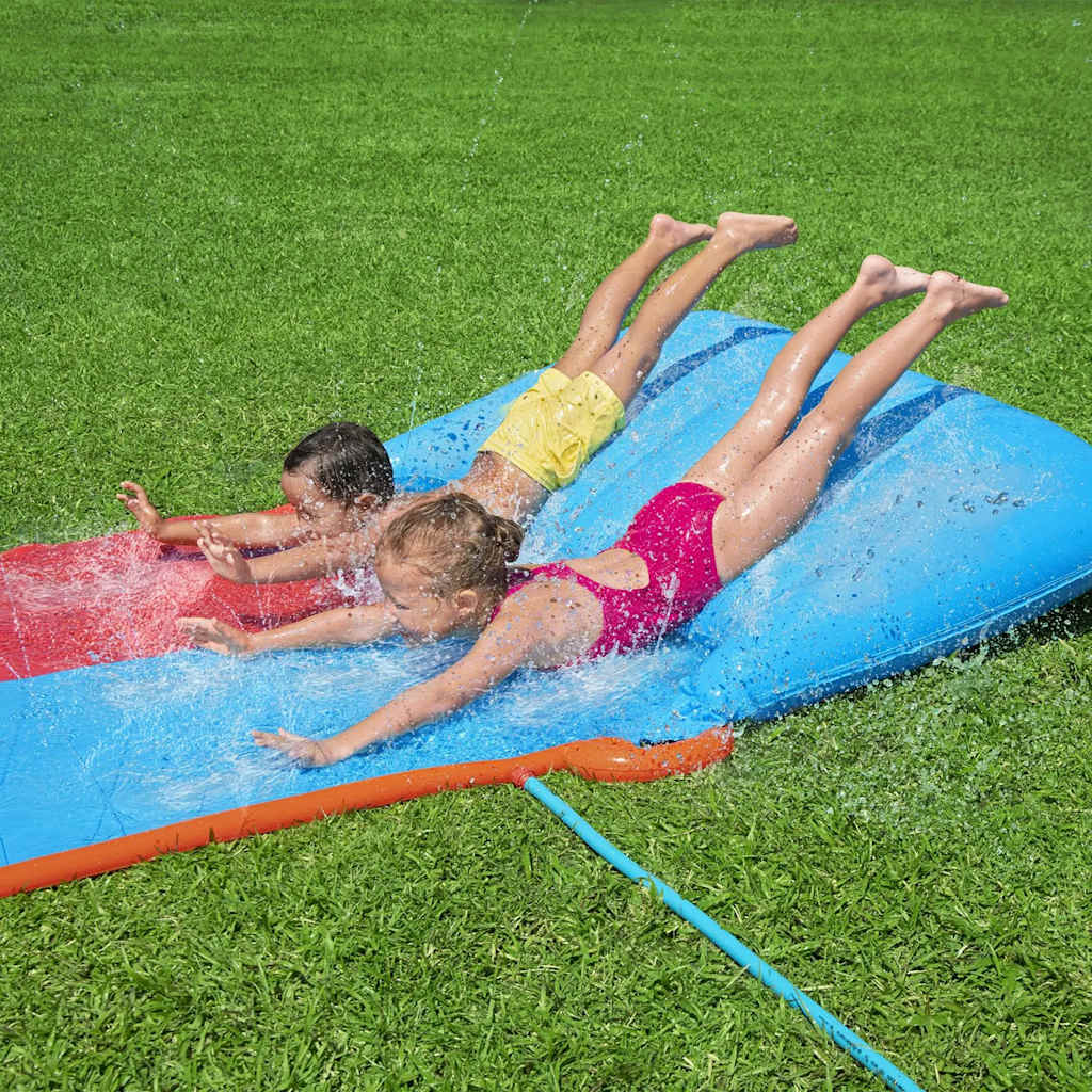 Bestway h2ogo water slide tsunami splash ramp double glide cours - ooo 1 - number 6.