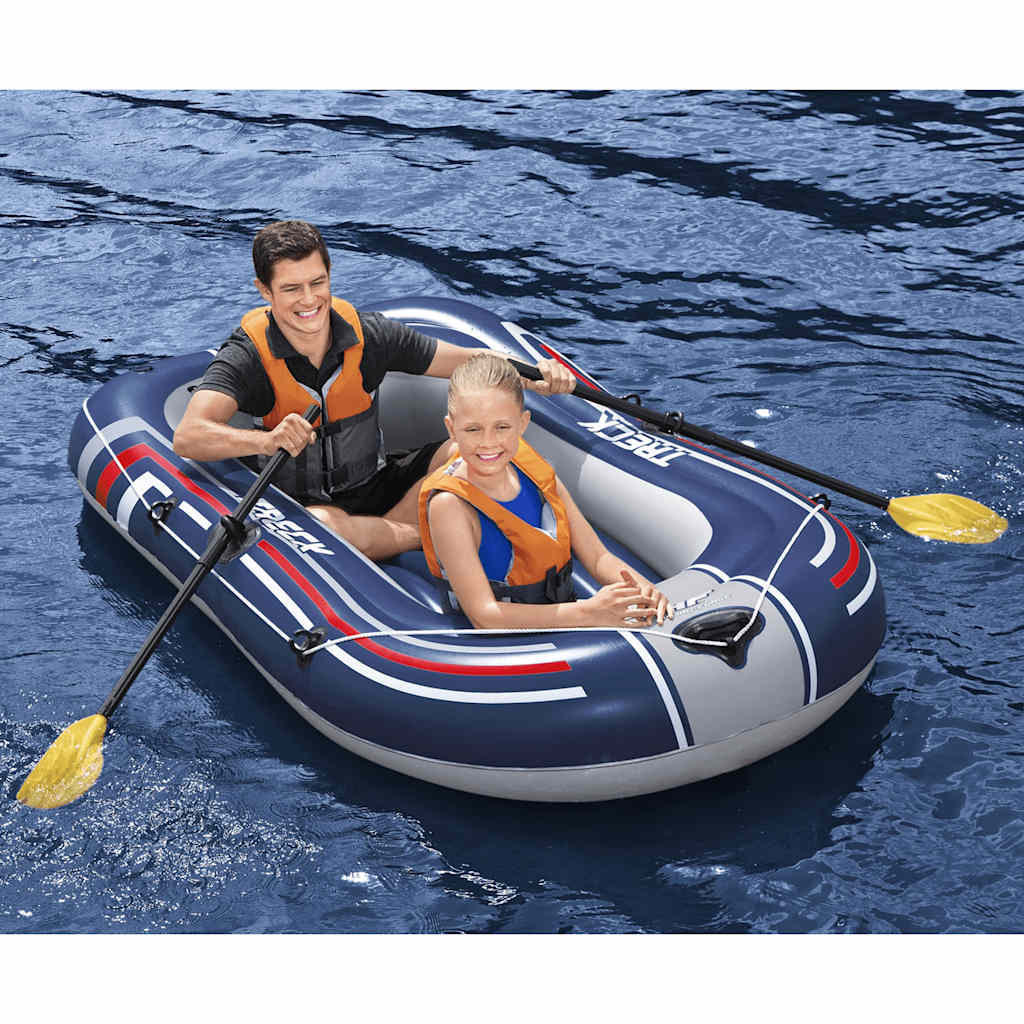 Bestway hydro-force gummibåd med pumpe og padler blå - number 1.
