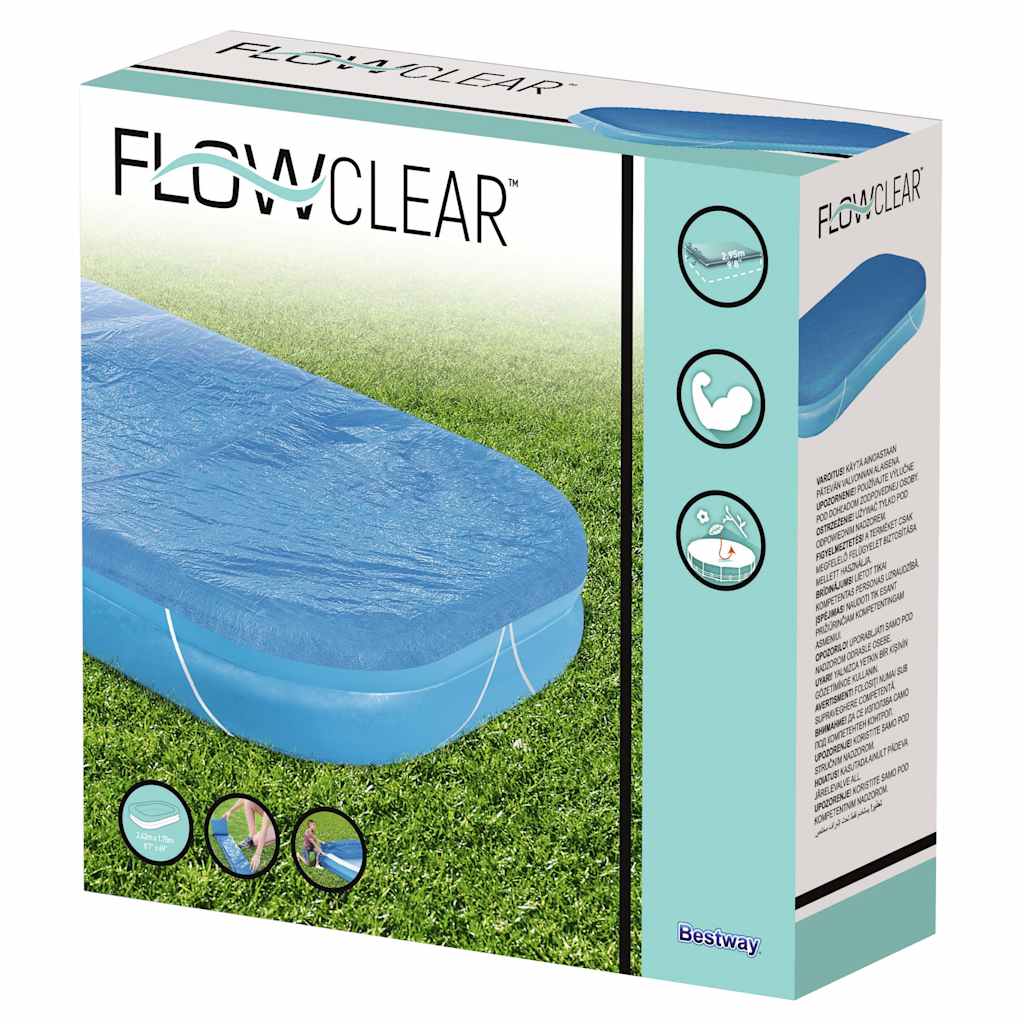 Bestway flowclear poolovertræk 262x175x51 cm - number 6.