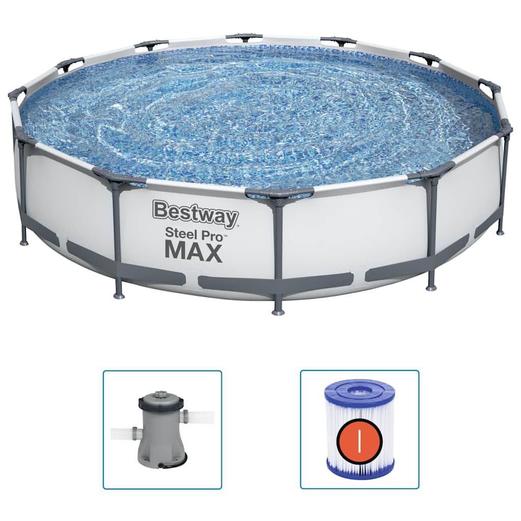 Bestway steel pro max swimmingpoolsæt 366x76 cm - number 2.