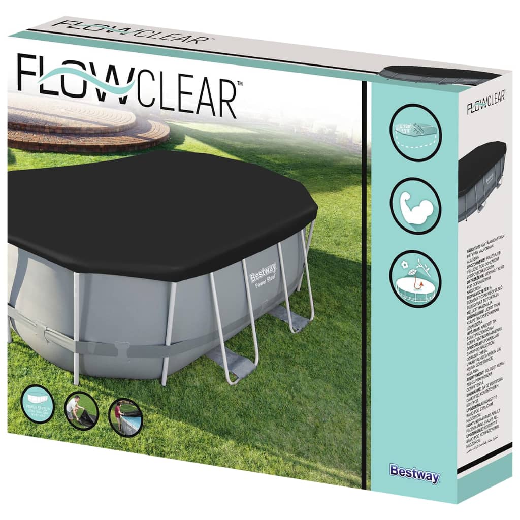 Bestway flowclear pool cover 418x230 cm - number 2.