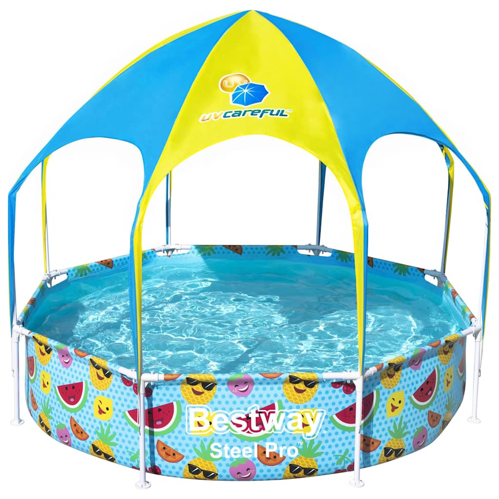 Piscina infantil independiente bestway steel pro uv care 244x51 cm - number 2.