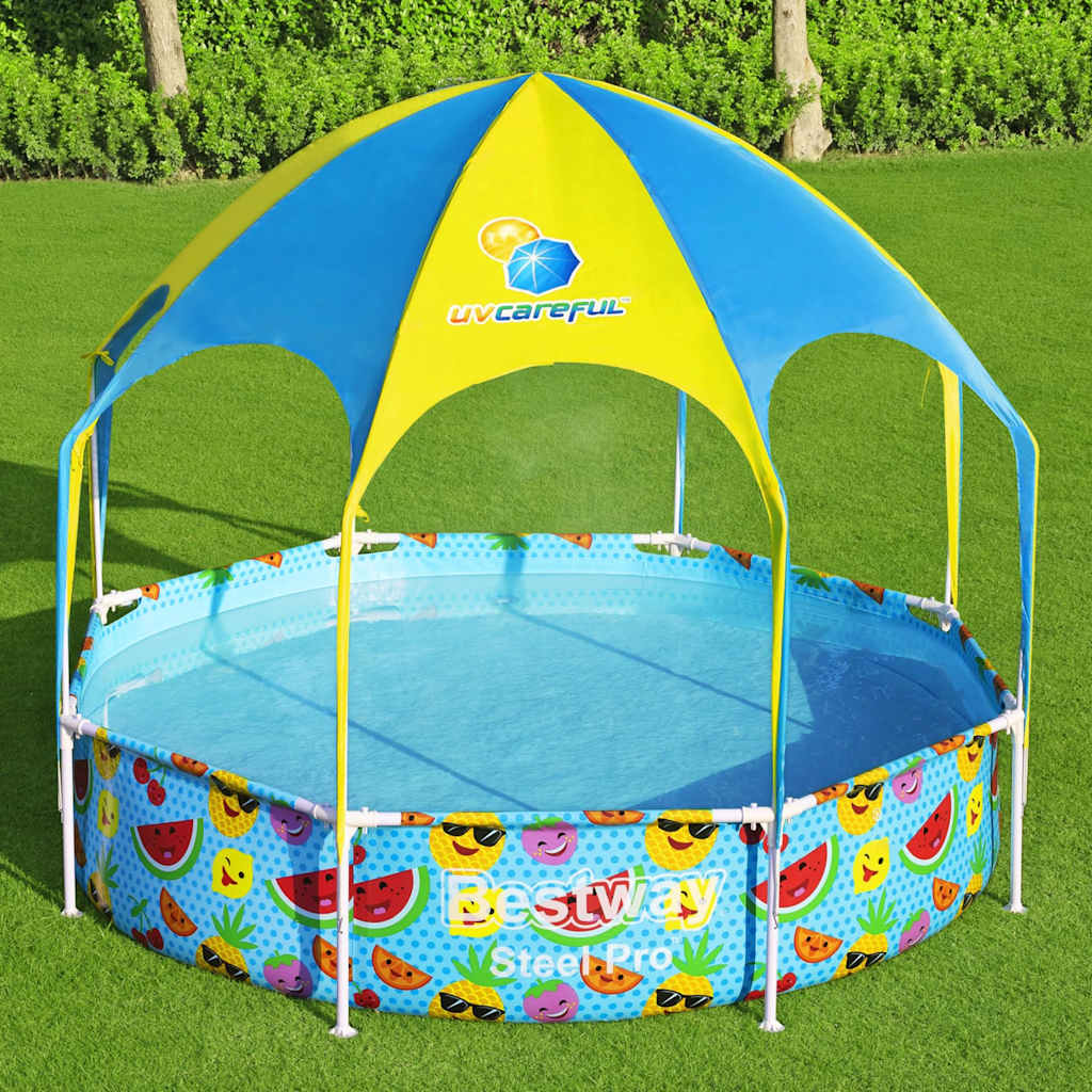 Piscina infantil independiente bestway steel pro uv care 244x51 cm - number 3.