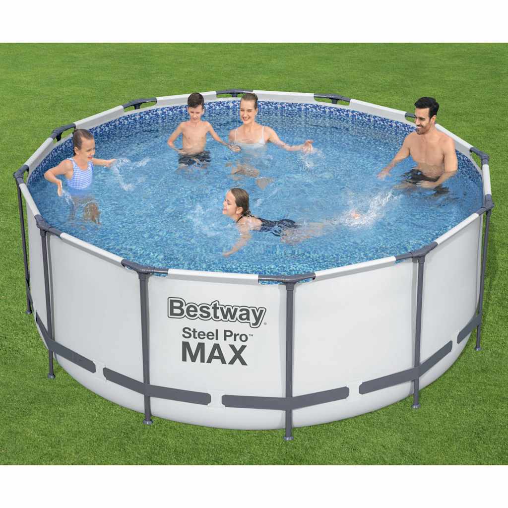 Bestway steel pro max swimmingpoolsæt rund 366x122 cm - number 1.