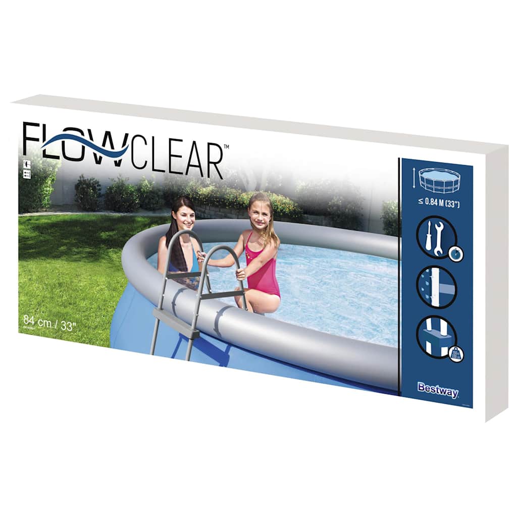 Échelle de piscine bestway avec 2 marches flowclear 84 cm - ooo 2 - number 6.