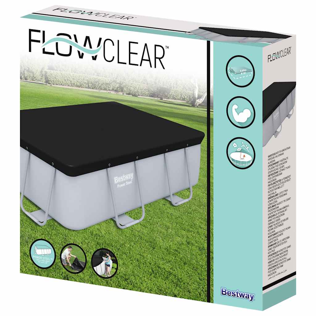 Couverture de piscine bestway flowclear 269x179 cm - number 3.