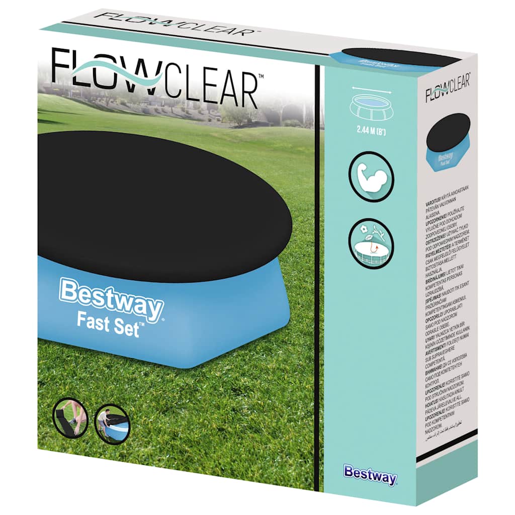 Bestway flowclear fixed pool cover pool - 240 cm, 58032 - number 3.